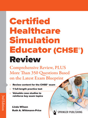 cover image of Certified Healthcare Simulation Educator (CHSE&#174;) Review